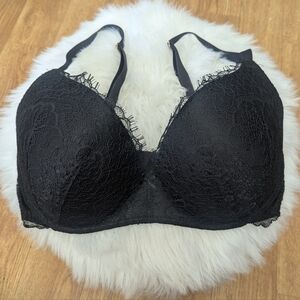Victoria's Secret Dream Angels Padded No Wire Black Lace
